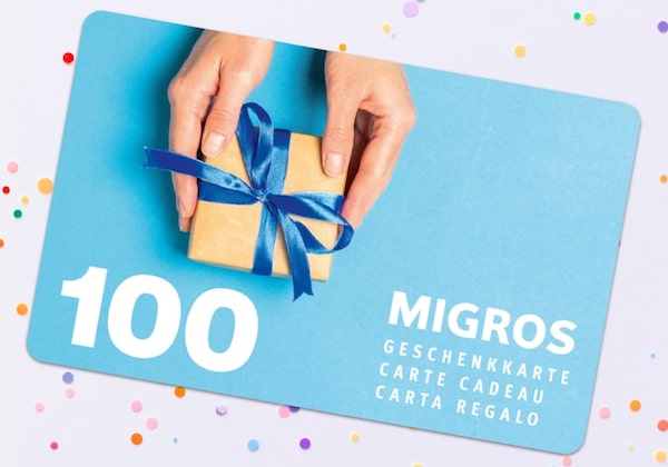 100 Franken Migros Geschenkkarte